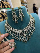 Victorian Polish AD Stones Neck Set