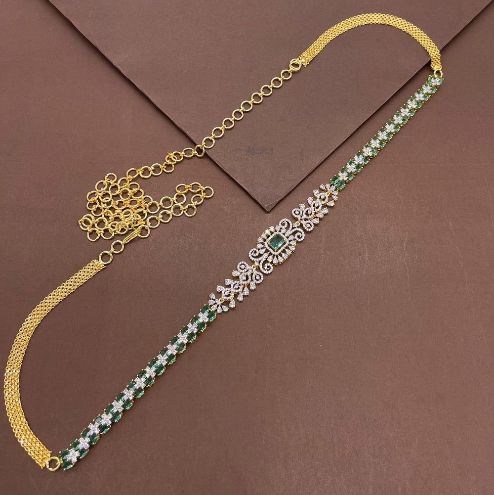 American Diamond Stones Hip Chain