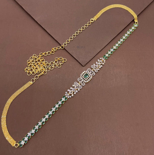 American Diamond Stones Hip Chain