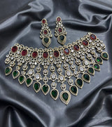 Victorian Polish with AD Stones Bridal Choker