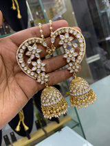 Jaadu Kundan Stones Bridal Earcuffs