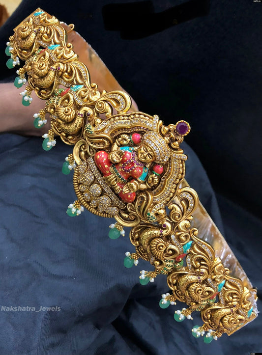 Nakshi Work with AD Stones Bridal Hip Belt