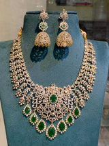 American Diamond Stones Bridal Necklace