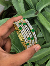 AD Stone Bangles - Nakshatra Jewels