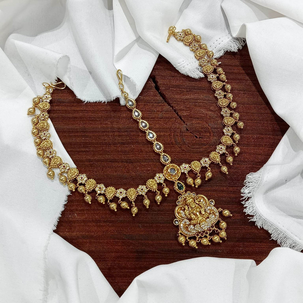 Nakshi Work with AD Stones Head Set