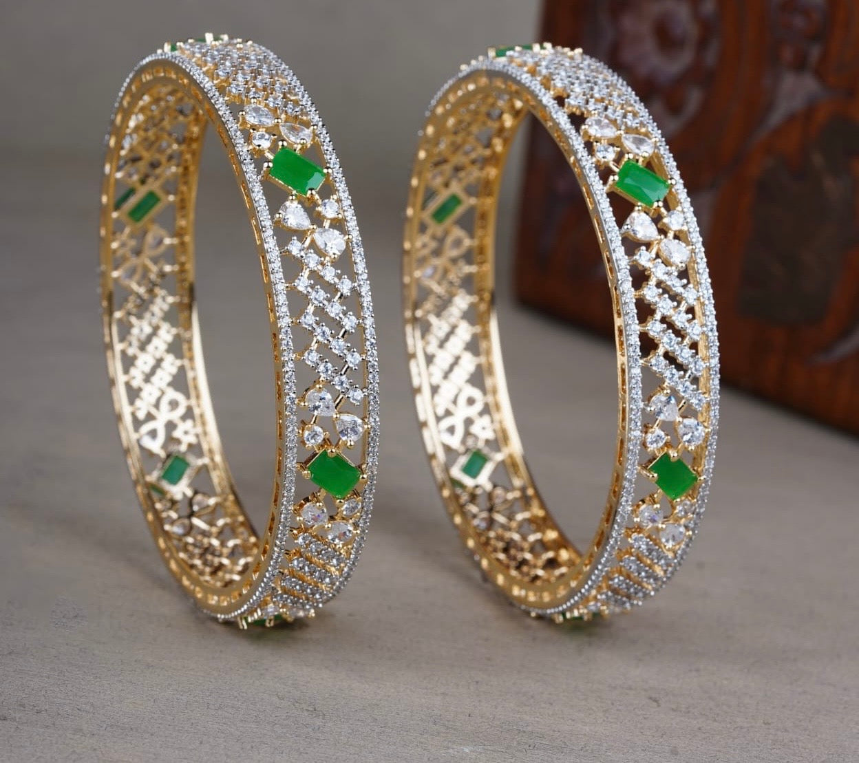 AD Stone Bangles