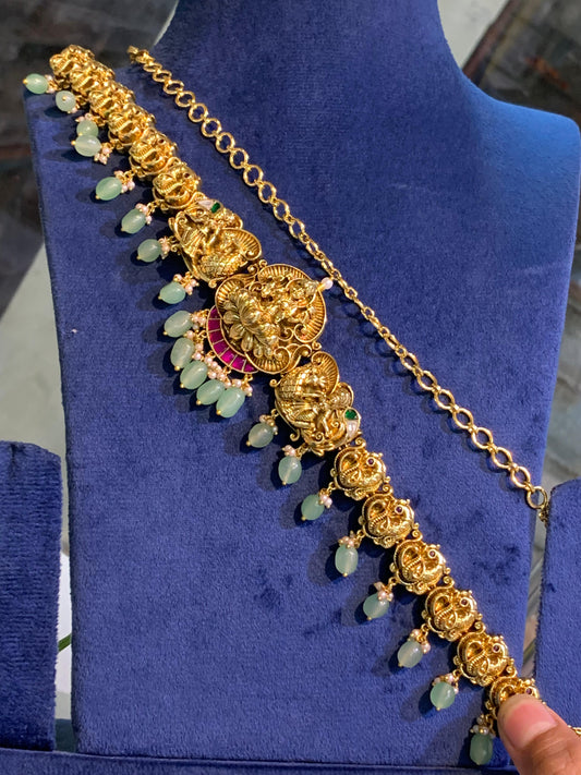 Nagasi Work with Kundan Stones Bridal Hip Chain