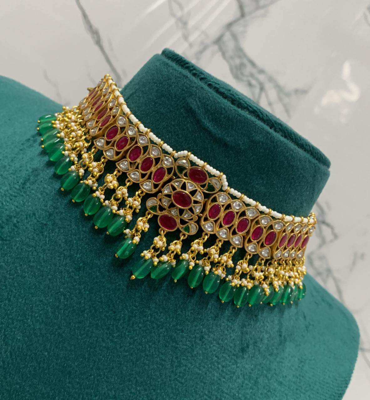 Jadau Kundan Stones Bridal Choker