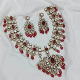 Moissanite Stones Bridal Necklace - Nakshatra Jewels