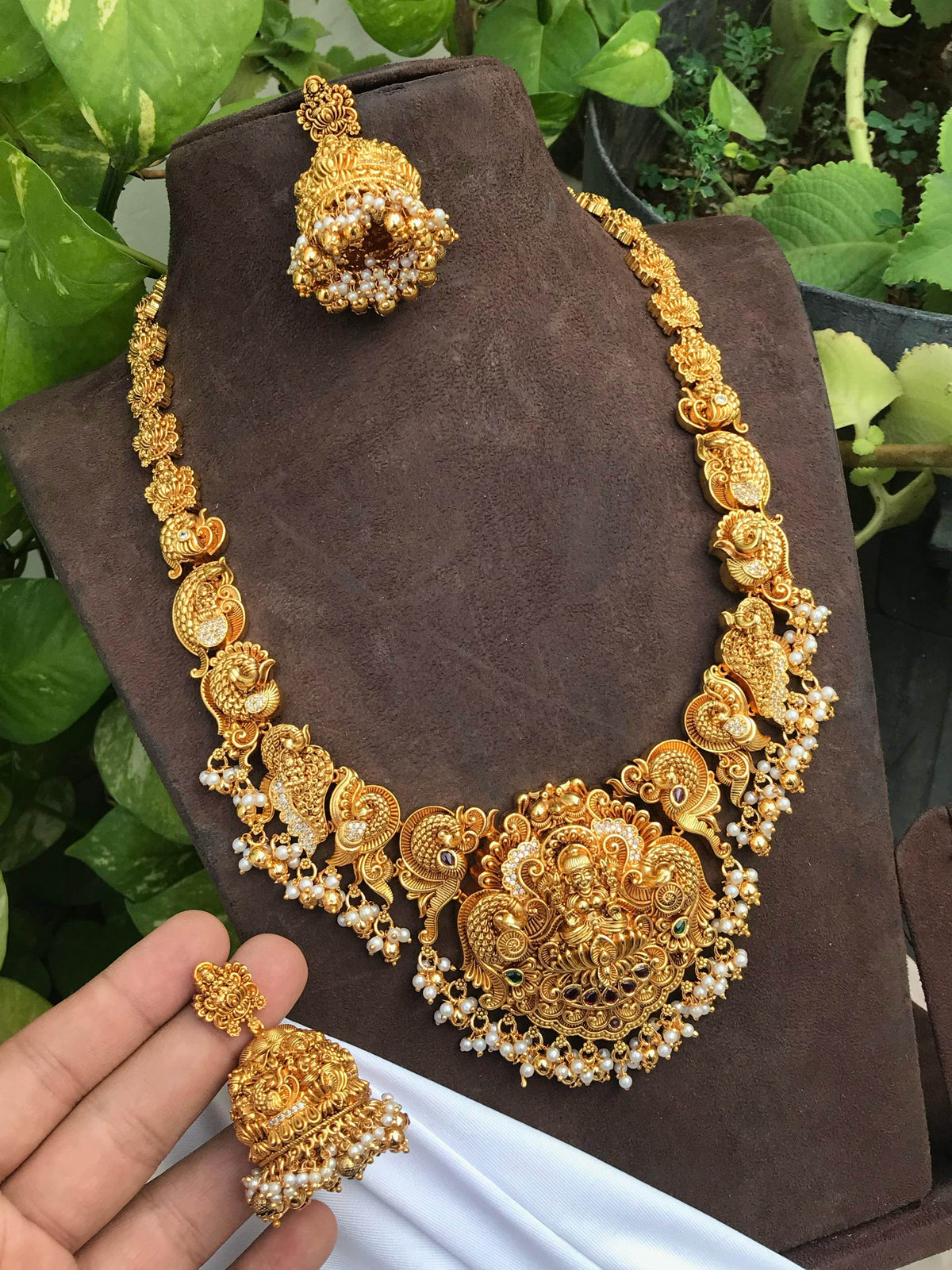 Nakshi Work with AD Stones Bridal Haram