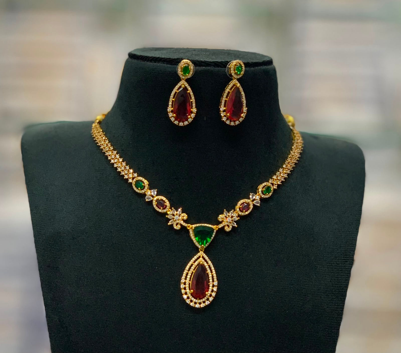 AD Stones Necklace