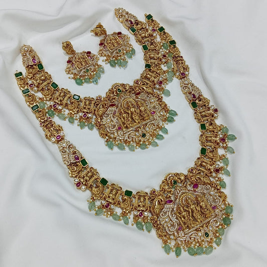 Nakshi Work with AD Stones Bridal Combo