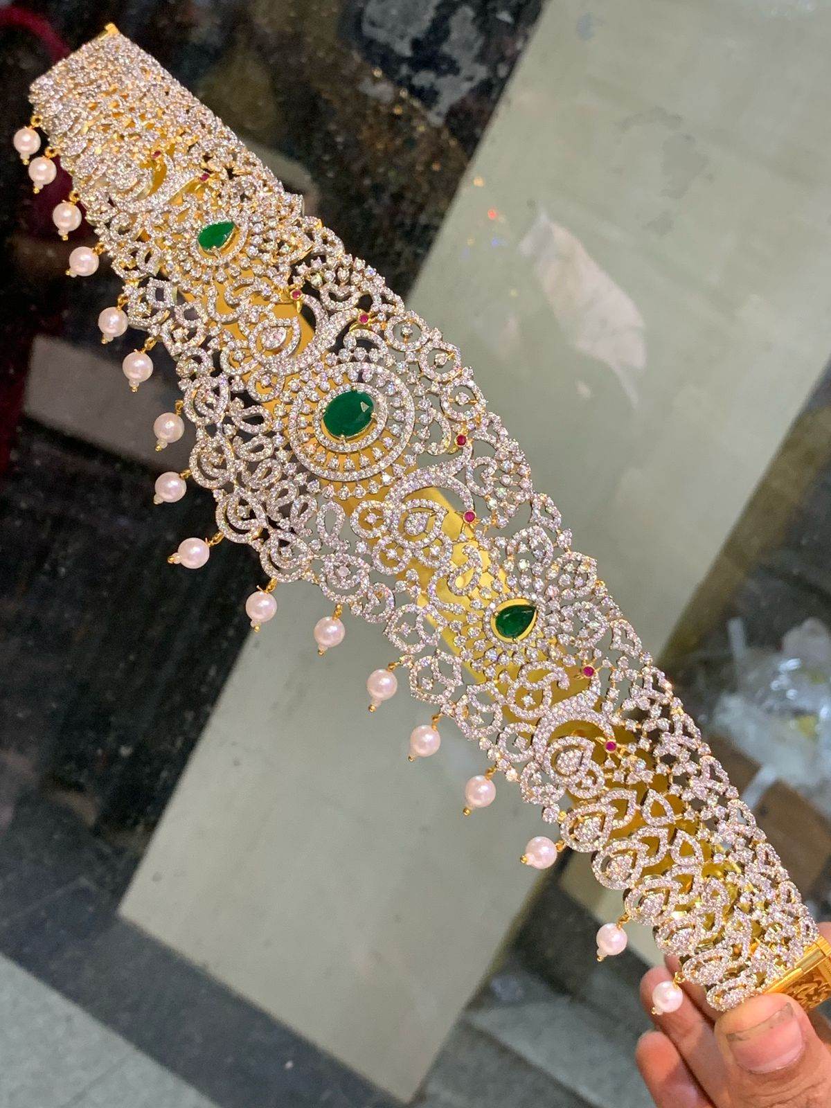 American Diamond Stones Bridal Hip Belt