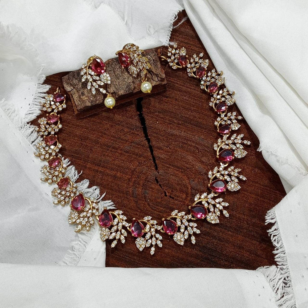 AD Stones Necklace - Nakshatra Jewels