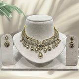 Victorian Polish AD Stones Necklace