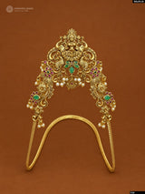 Nakshi Work with Kempu Stones Vanki