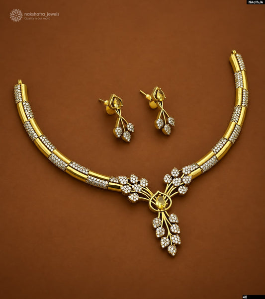AD Stones Neck Set