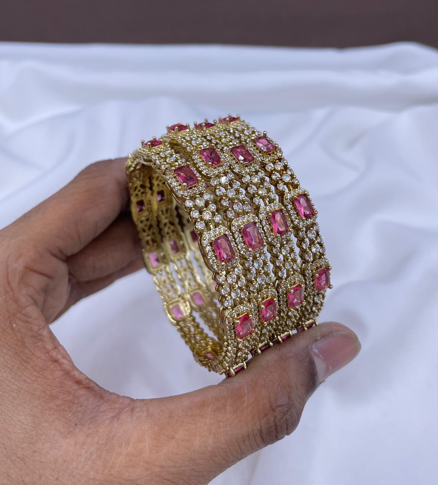 Victorian Polish AD Stone Bangles