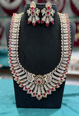 American Diamond Stones Bridal Haram