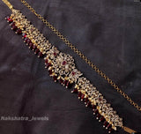 Victorian Polish AD Stones Hip Chain - Nakshatra Jewels