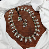 Moissanite Stones Bridal Haram - Nakshatra Jewels