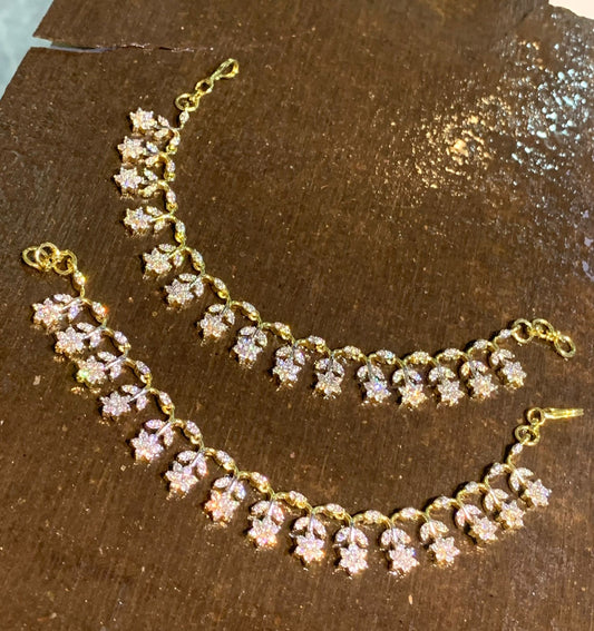 AD Stones Ear Chains