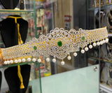 American Diamond Stones Bridal Hip Belt - Nakshatra Jewels