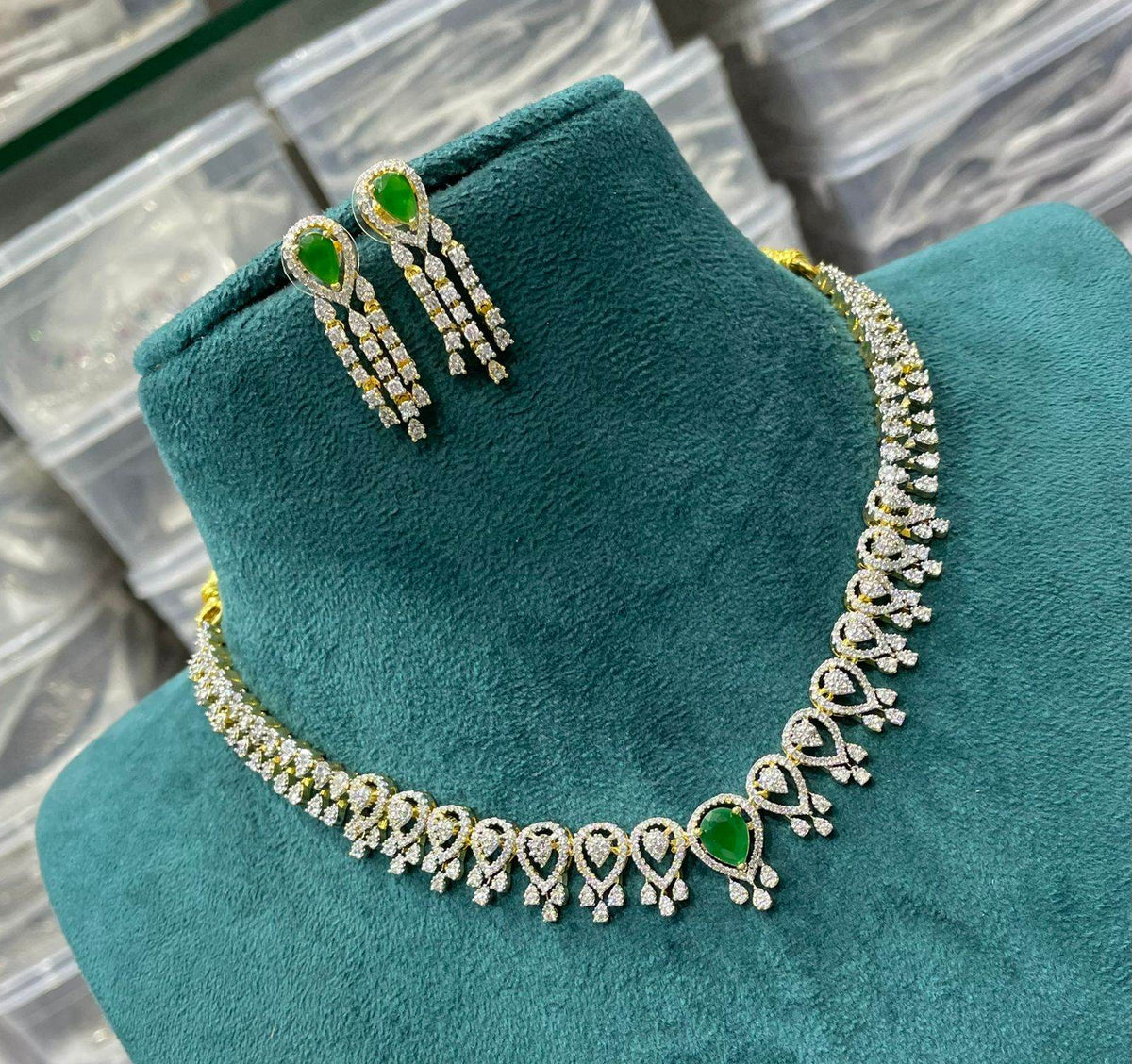 AD Stones Necklace