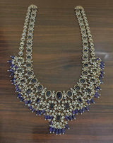 Victorian Polish with AD Stones Haram - Nakshatra Jewels