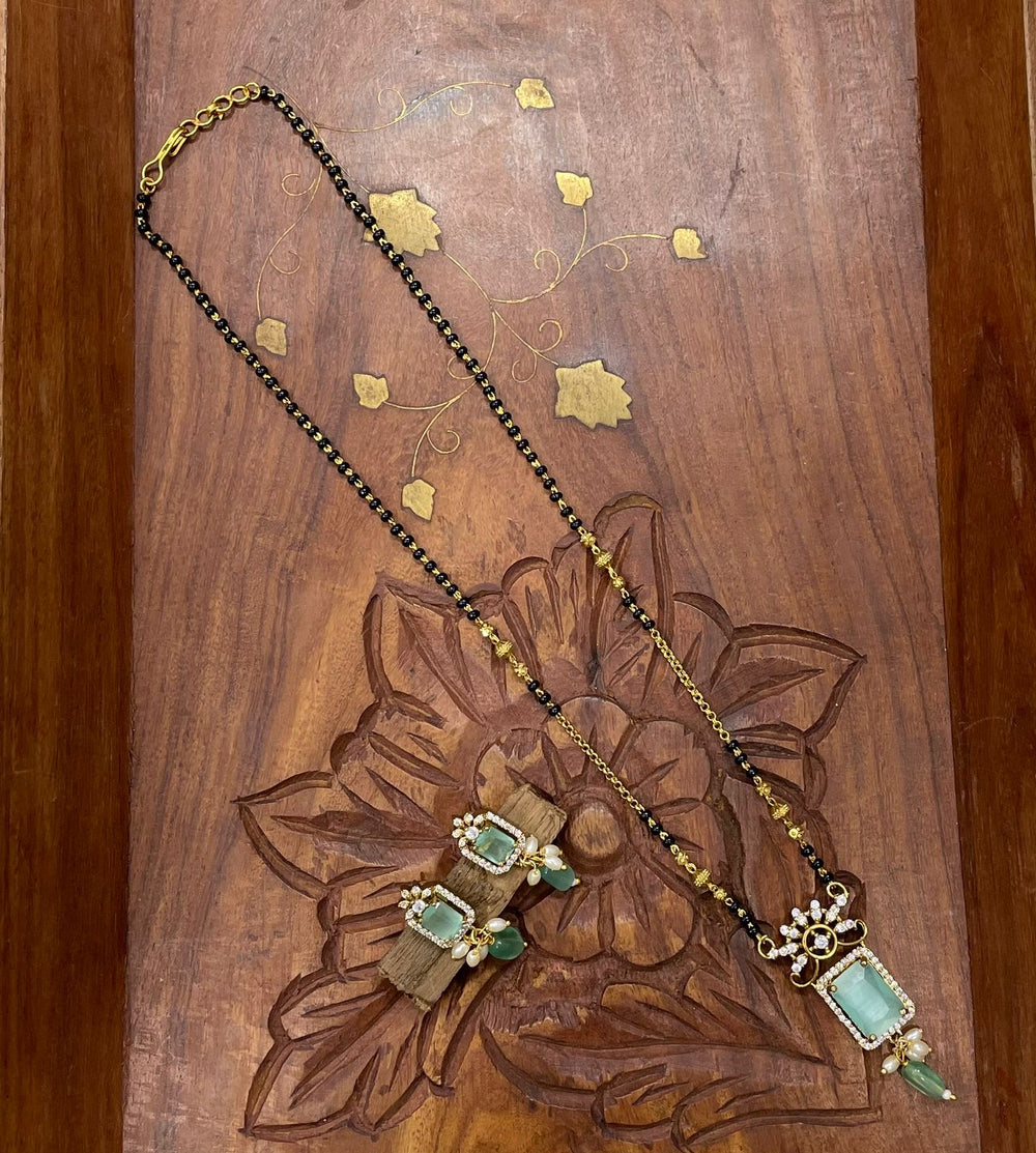 Black Beads Necklace