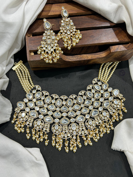 Moissanite Stones Bridal Neckset