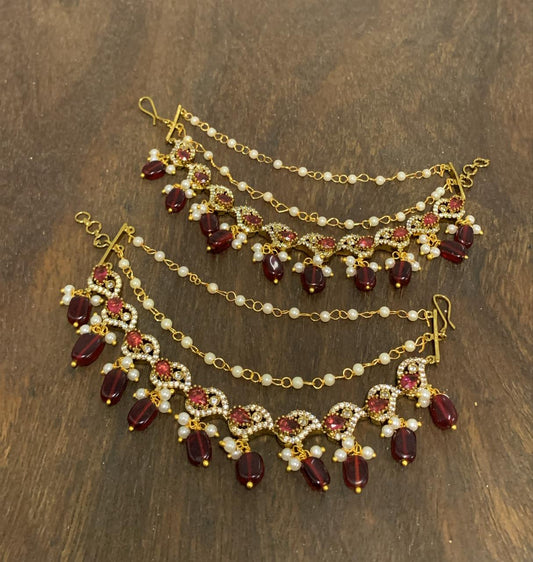 Premium Matt with ADStones Ear Chains