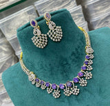 AD Stones Necklace - Nakshatra Jewels