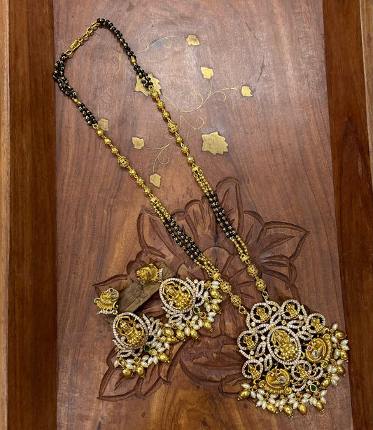 Black Beads Necklace