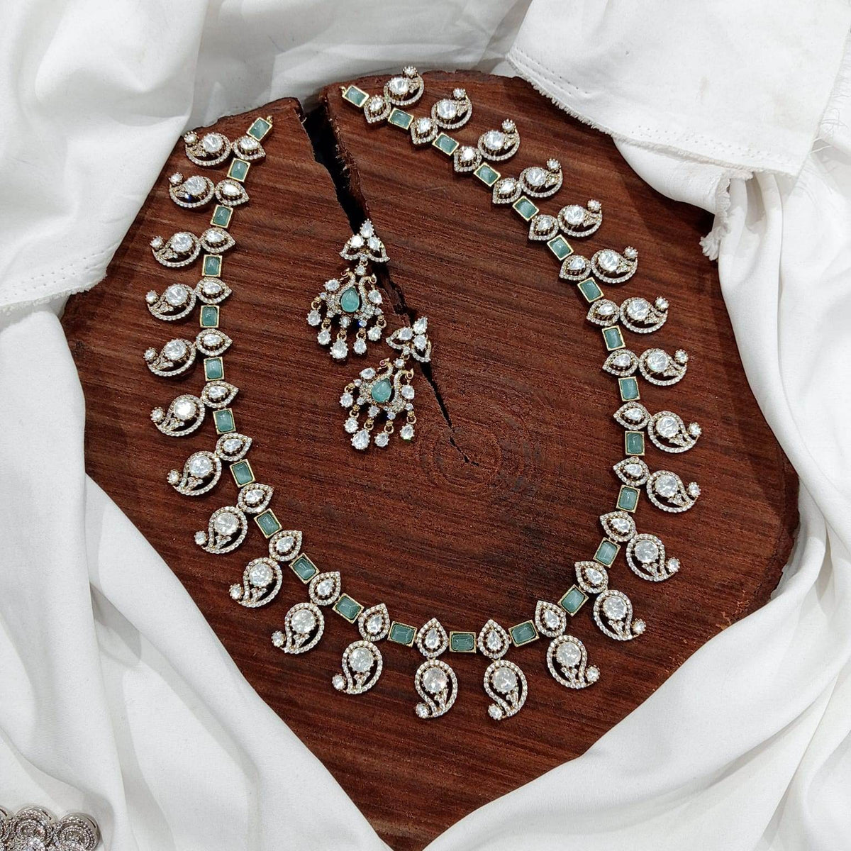 Moissanite Stones Bridal Haram