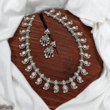 Moissanite Stones Bridal Haram - Nakshatra Jewels