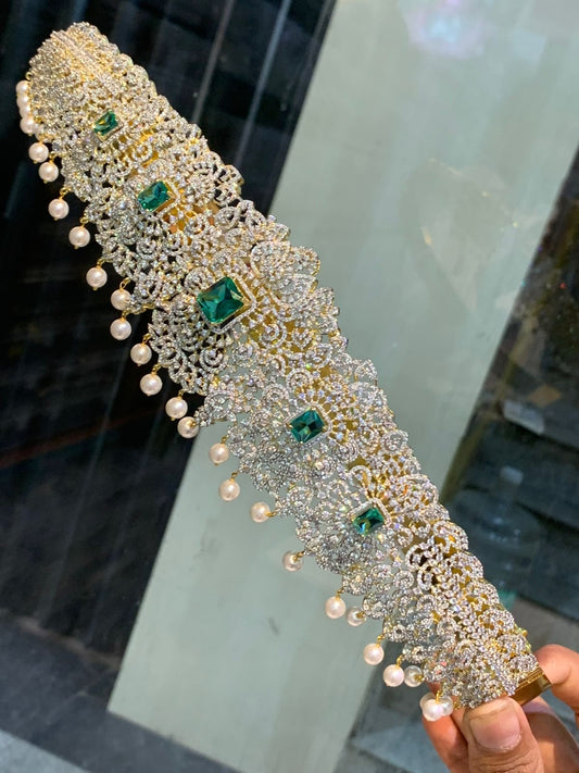 American Diamond Stones Bridal Hip Belt