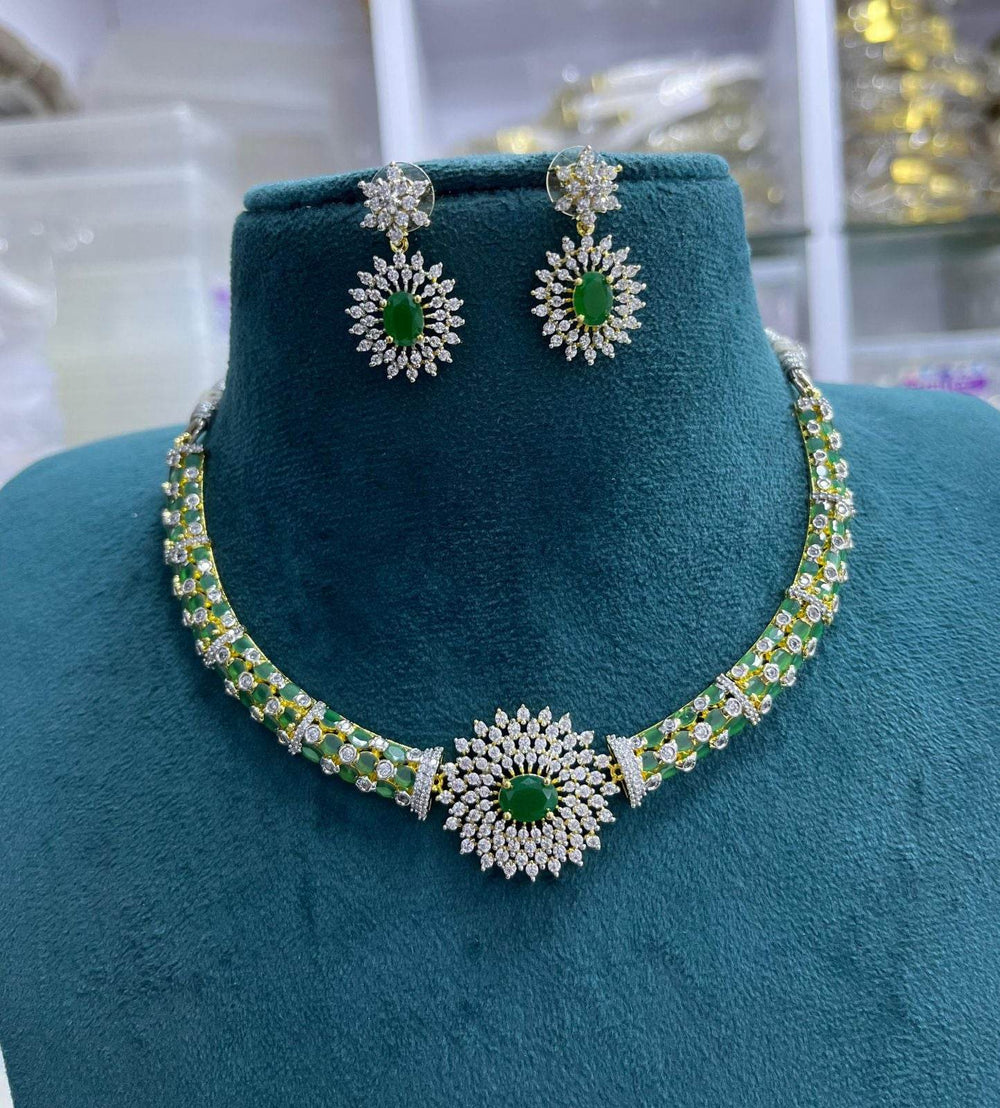 AD Stones Kante Necklace - Nakshatra Jewels