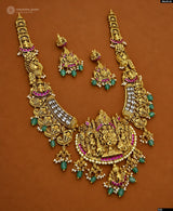 Nakshi Work with AD & Kundan Stones Bridal Haram