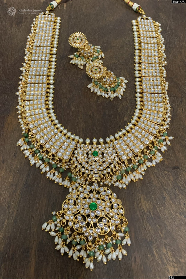 Kundan Stones Bridal Haram with Guttapusal