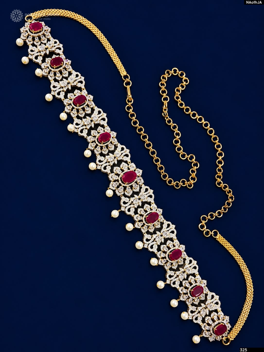 American Diamond Stones Bridal Hip Chain