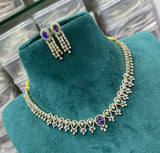 AD Stones Necklace - Nakshatra Jewels