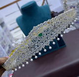 American Diamond Stones Bridal Hip Belt - Nakshatra Jewels