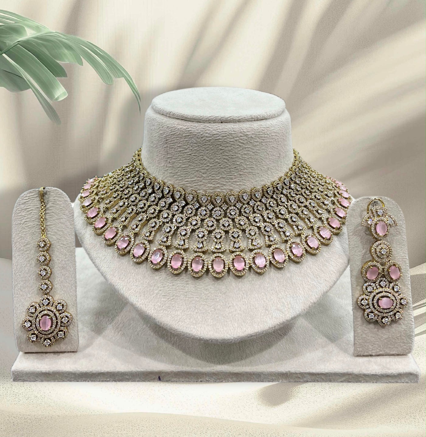 Victorian Polish with AD Stones choker