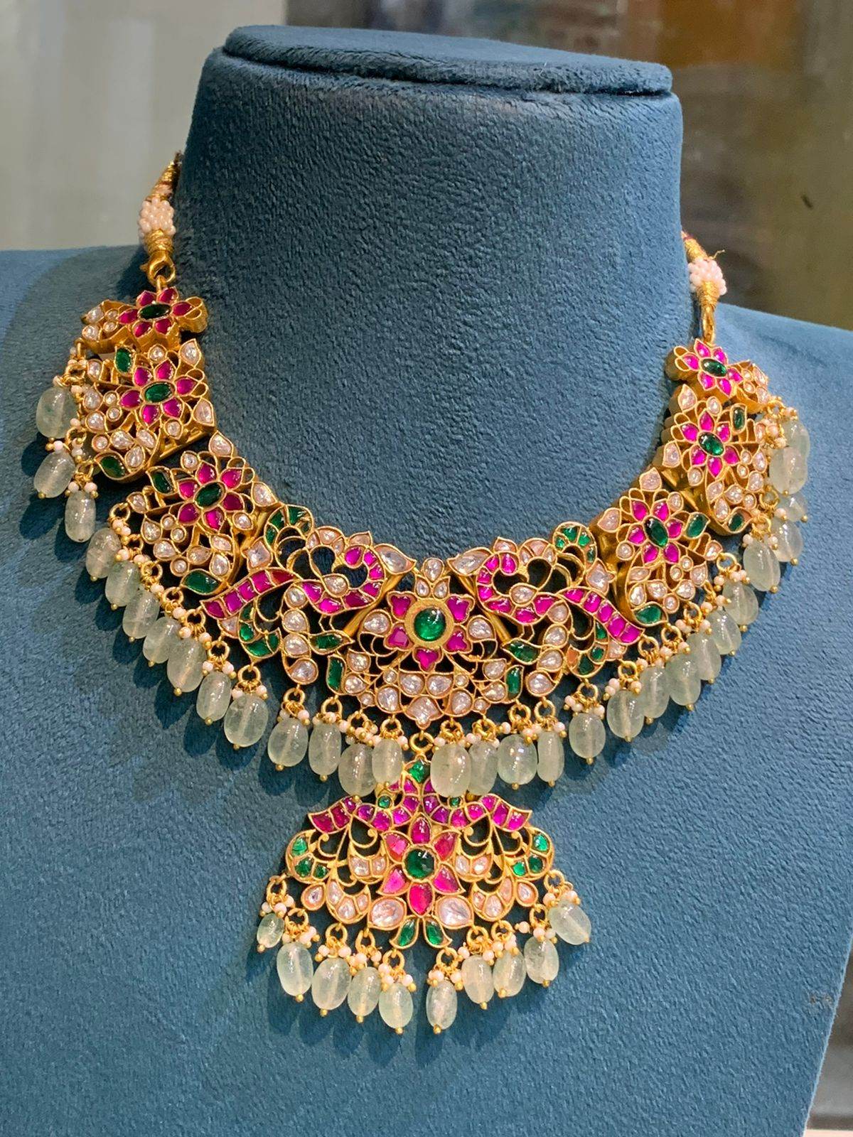 Jadau Kundan Stones Bridal Necklace