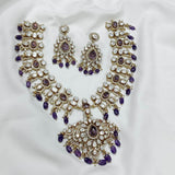Moissanite Stones Bridal Necklace - Nakshatra Jewels