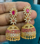 Premium AD Stone Earrings - Nakshatra Jewels