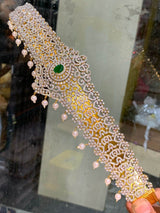 American Diamond Stones Bridal Hip Belt - Nakshatra Jewels