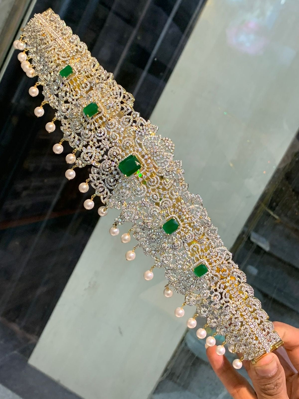 American Diamond Stones Bridal Hip Belt