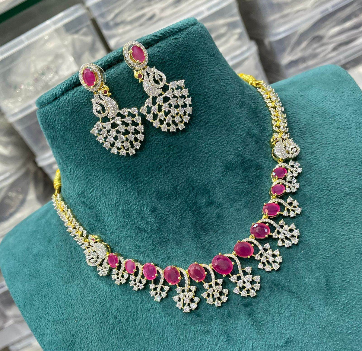 AD Stones Necklace